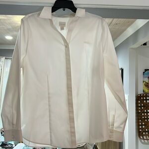 Chicos White Cotton shirt size XL